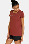 Zelocity Easy Movement Nouveau Shine T-Shirt - Brown — thumbnail 2