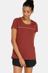 Zelocity Easy Movement Nouveau Shine T-Shirt - Brown — thumbnail 3