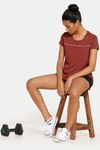 Zelocity Easy Movement Nouveau Shine T-Shirt - Brown — thumbnail 4