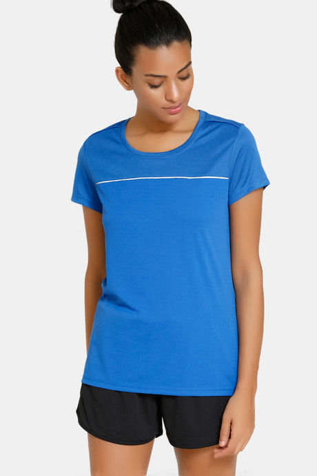 Zelocity Easy Movement Nouveau Shine T-Shirt - Blue — image 3