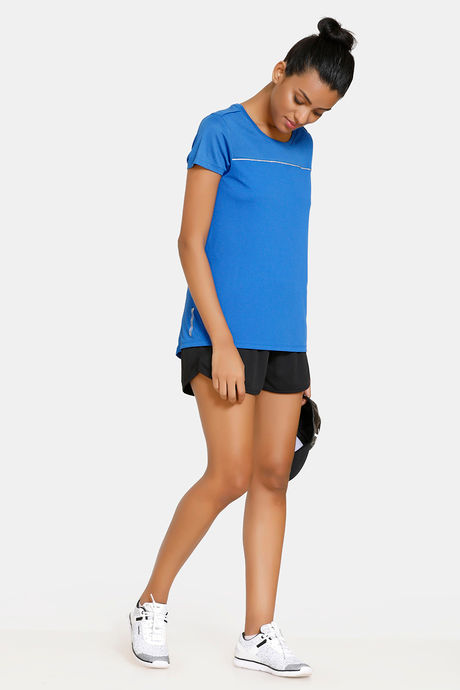 Zelocity Easy Movement Nouveau Shine T-Shirt - Blue — image 4