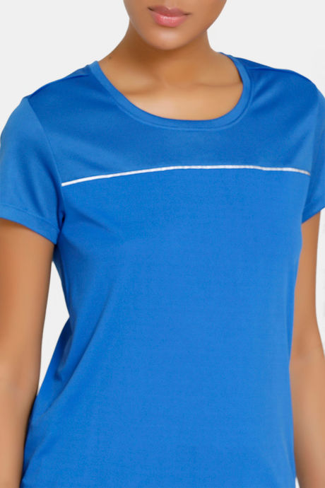 Zelocity Easy Movement Nouveau Shine T-Shirt - Blue — image 5