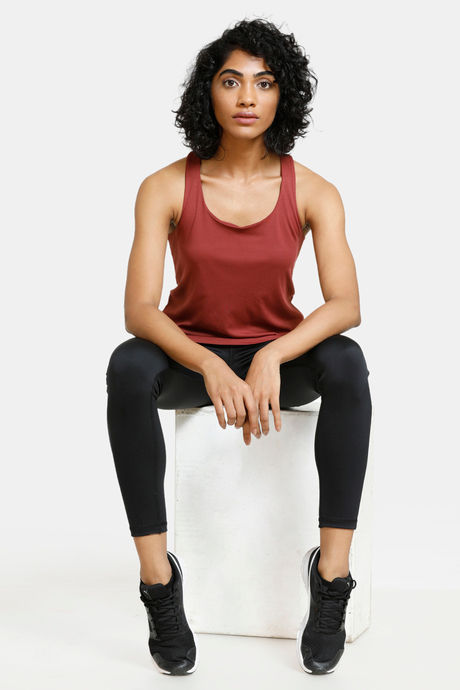 Zelocity Easy Movement Neu Dri Tank Top - Brown — image 4