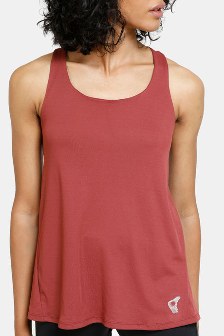 Zelocity Easy Movement Neu Dri Tank Top - Brown — image 5