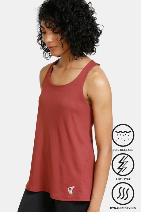 Zelocity Easy Movement Neu Dri Tank Top - Brown — image 6