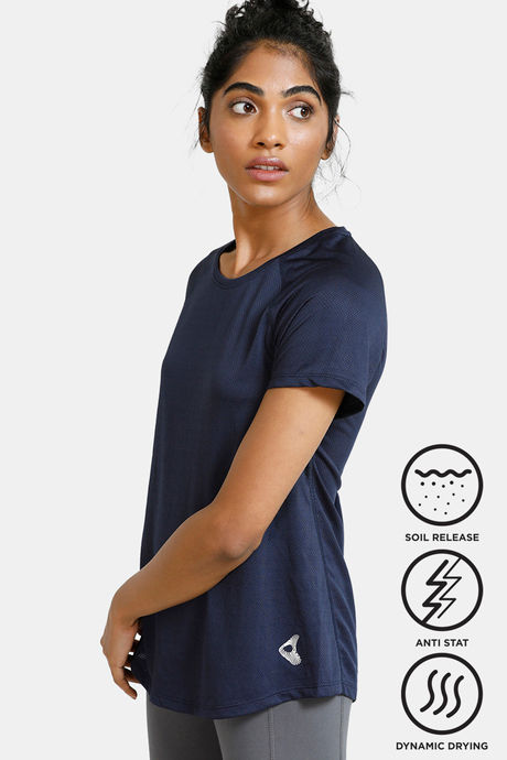 Zelocity Easy Movement Neu Dri T-Shirt - Navy — image 5