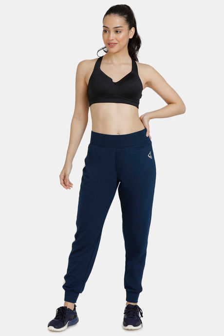 Zelocity Easy Movement High Rise Joggers - Blue — image 4