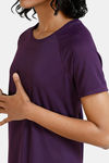 Zelocity Easy Movement Neu Dri T-Shirt- Purple Pennant — thumbnail 4