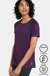 Zelocity Easy Movement Neu Dri T-Shirt- Purple Pennant — thumbnail 5