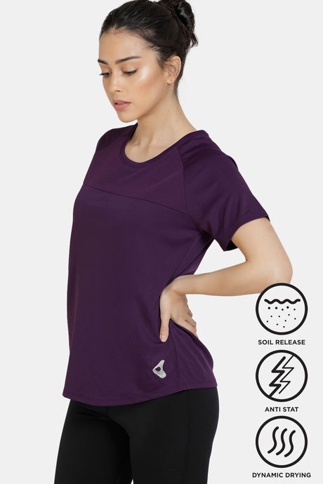 Zelocity Easy Movement Neu Dri T-Shirt - Purple Pennant — image 6