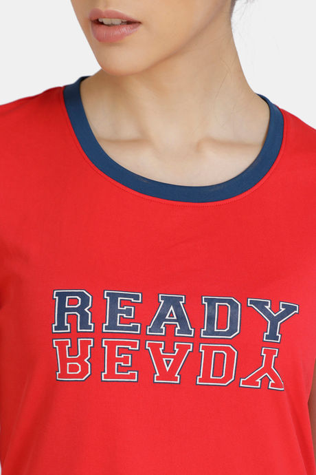 Zelocity Easy Movement Neu Dri T-Shirt - Red — image 5