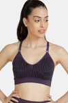 Zelocity Sports Bra With Removable Padding - Purple — thumbnail 6