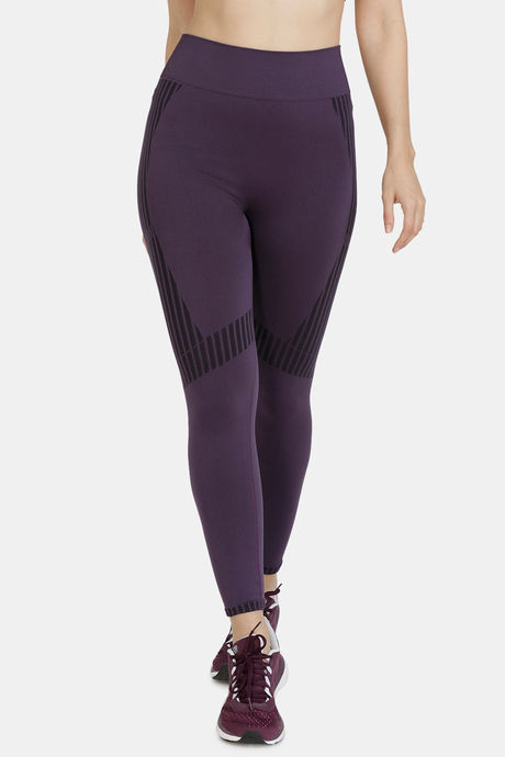 Zelocity Techfluence Legging - Purple — image 2