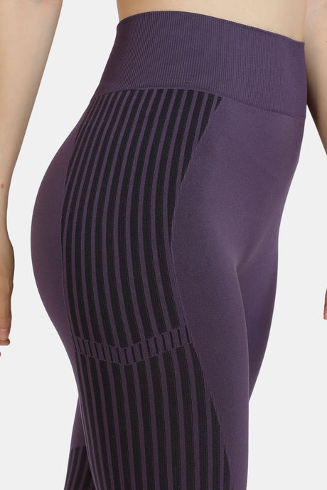 Zelocity Techfluence Legging - Purple — image 5