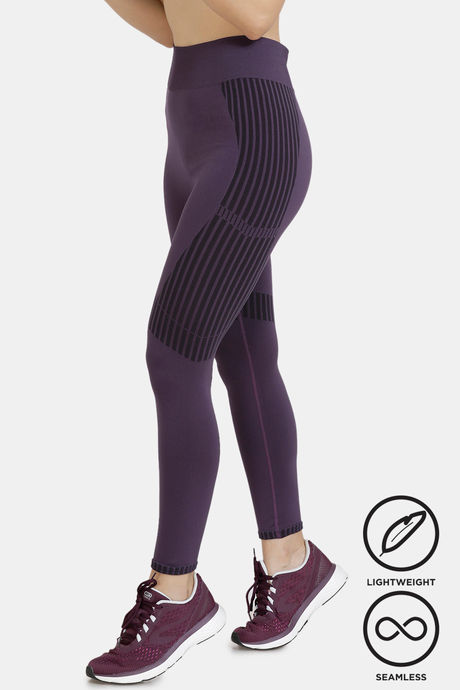 Zelocity Techfluence Legging - Purple — image 6