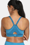 Zelocity Sports Bra With Removable Padding - Ink Blue — thumbnail 3