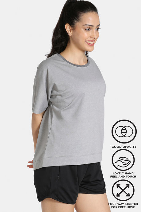 Zelocity Easy Movement Nouveau Soft T-Shirt - Grey — image 5
