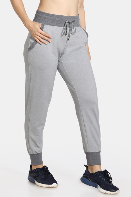 Zelocity Easy Movement High Rise Joggers - Grey — image 2