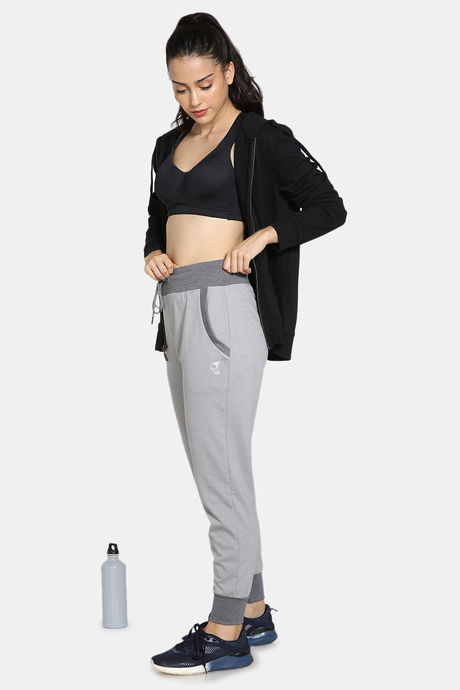 Zelocity Easy Movement High Rise Joggers - Grey — image 4
