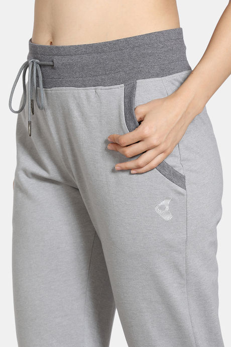 Zelocity Easy Movement High Rise Joggers - Grey — image 5