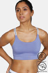 Zelocity Padded  Sports Bra With Removable Padding - Blue Heron — thumbnail 7