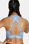Zelocity High Impact Wide Waist Band Sports Bra - Faded Denim — thumbnail 3