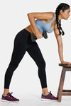 Zelocity High Impact Wide Waist Band Sports Bra - Faded Denim — thumbnail 4