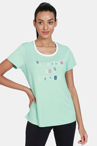 Buy Zelocity Easy Movement Neu Dri T-Shirt- Green