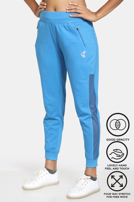 Zelocity Easy Movement High Rise Joggers - French Blue — image 5