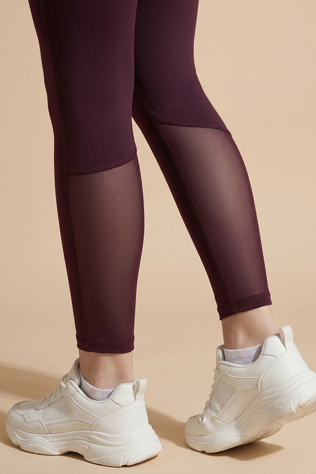 Zelocity Quick Dry Gym Leggings - Fig — image 6