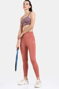 Zelocity High Impact Quick Dry Padded Sports Bra - Flint — thumbnail 6