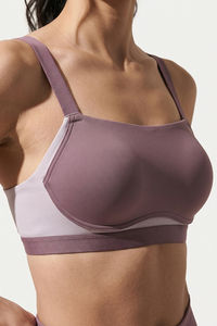 Zelocity High Impact Quick Dry Padded Sports Bra - Flint — thumbnail 6
