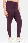 Zelocity True Curv Quick Dry Gym Leggings - Fig — thumbnail 2