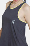 Zelocity Easy Movement Nouveau Soft Tank Top - Black Pearl — thumbnail 5