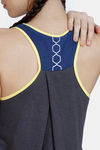 Zelocity Easy Movement Nouveau Soft Tank Top - Black Pearl — thumbnail 6