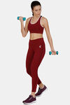 Zelocity All Day Yoga Leggings - Rhododendron — thumbnail 4
