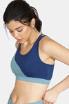 Zelocity Sports Bra With Removable Padding  - Adriatic Blue — thumbnail 2