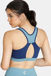 Zelocity Sports Bra With Removable Padding  - Adriatic Blue — thumbnail 3