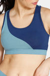 Zelocity Sports Bra With Removable Padding  - Adriatic Blue — thumbnail 5