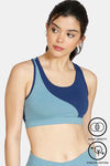 Zelocity Sports Bra With Removable Padding  - Adriatic Blue — thumbnail 6