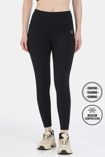 Zelocity Quick Dry Gym Leggings - Jet Black