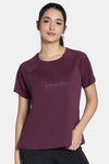 Zelocity Quick Drying Contour Top - Fig — thumbnail 1