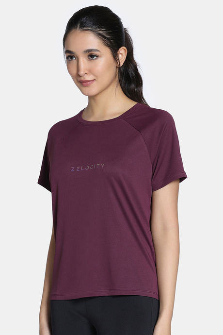 Zelocity Quick Drying Contour Top - Fig — image 2