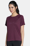 Zelocity Quick Drying Contour Top - Fig — thumbnail 2