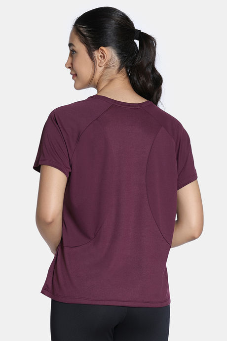Zelocity Quick Drying Contour Top - Fig — image 3