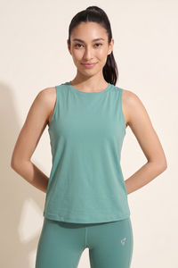 Zelocity Quick Dry Contour Fit Tank Top - Malachite Green — thumbnail 2