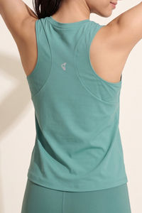 Zelocity Quick Dry Contour Fit Tank Top - Malachite Green — thumbnail 6