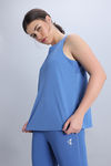 Zelocity Quick Dry Contour Fit Tank Top - Riviera — thumbnail 2