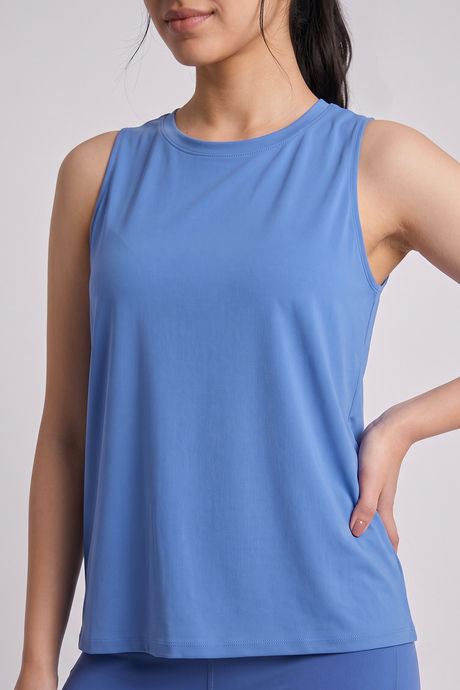 Zelocity Quick Dry Contour Fit Tank Top - Riviera — image 5
