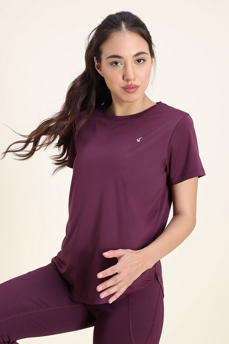 Zelocity Quick Dry Relaxed Top - Fig — image 2